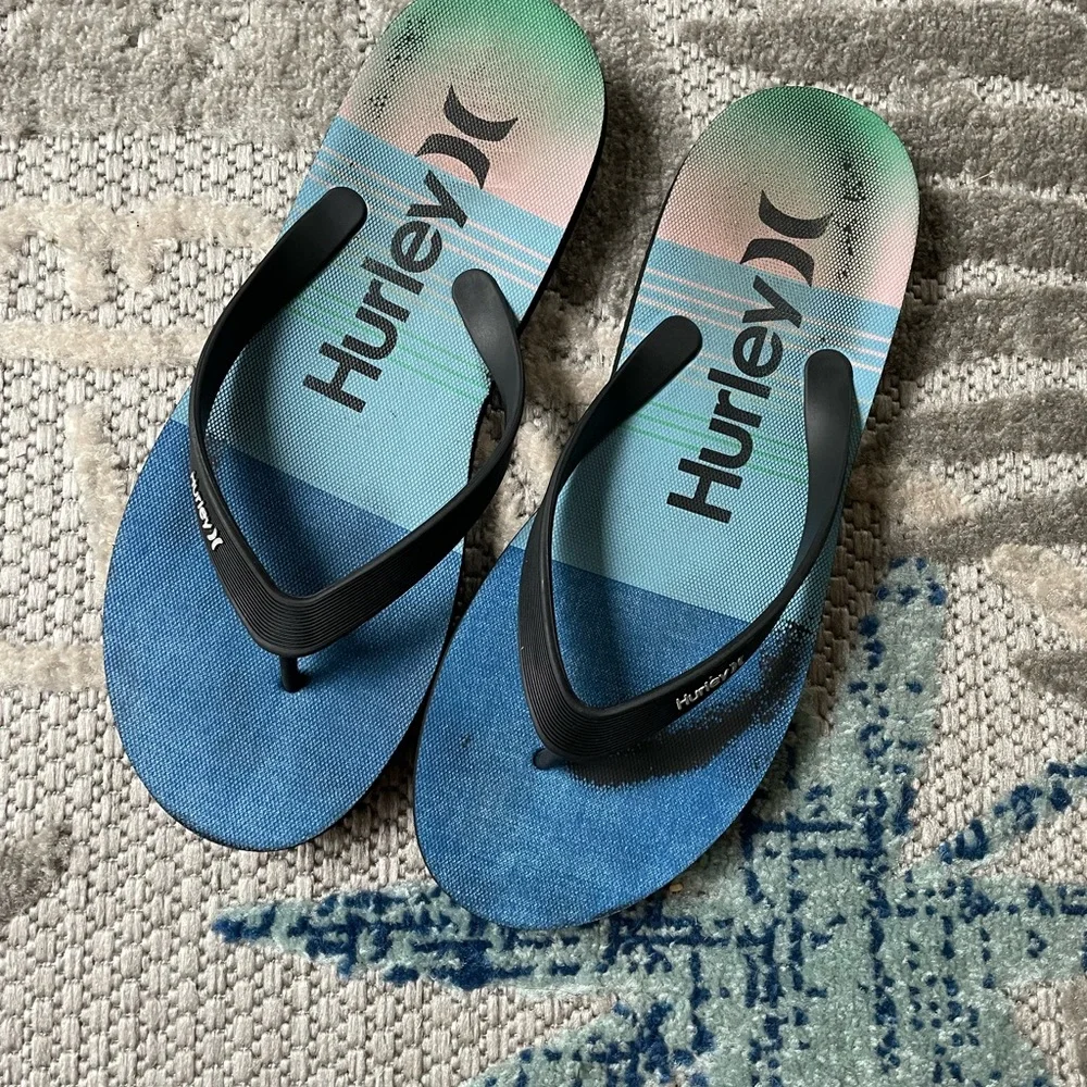 Mens Hurley flip flops